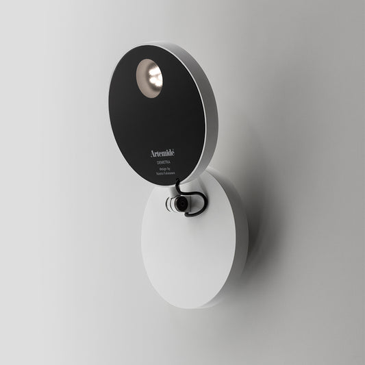 Artemide Demetra Spot Wall Light in a room setting