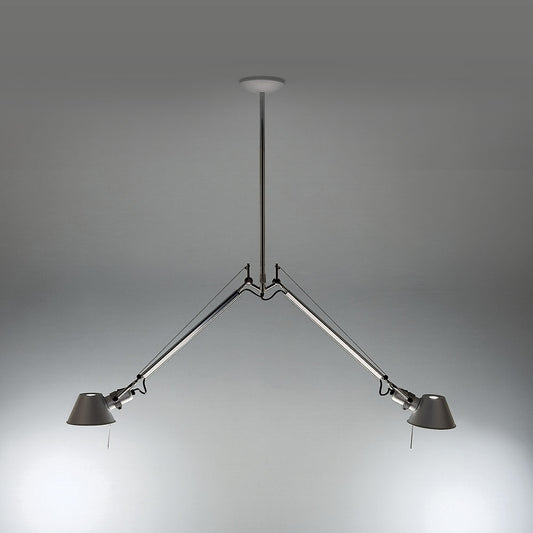Artemide Tolomeo Double Pendant Light in a room setting