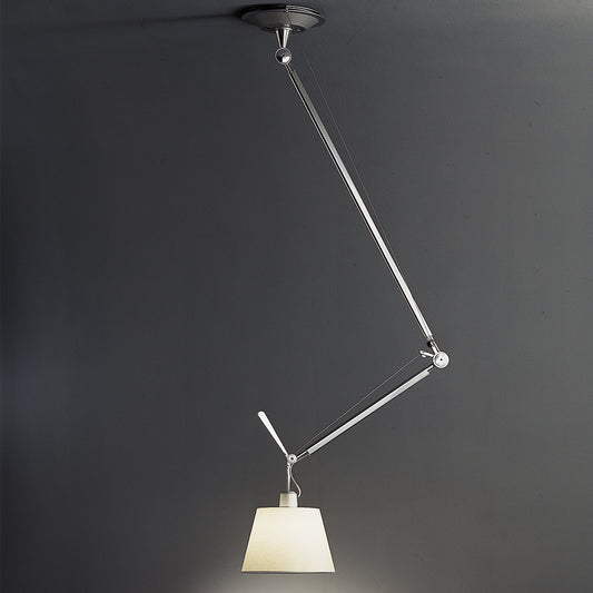 Artemide Tolomeo Off Center Shade Pendant Light in a room setting