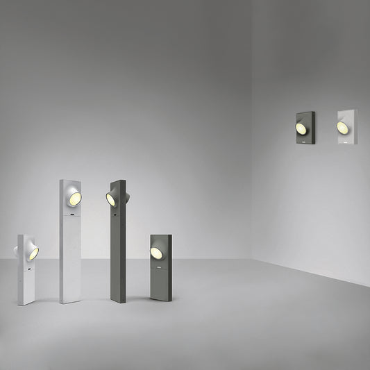 Artemide Ciclope Outdoor Bollard Light in a room setting