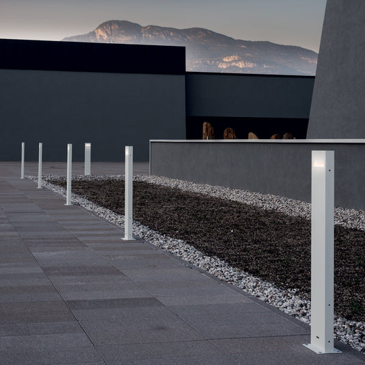 Artemide Nuda Outdoor Bollard Light in a room setting