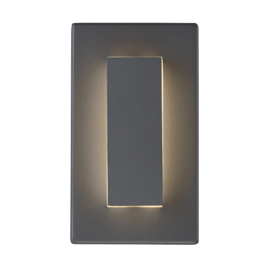 Outdoor Wall Sconce Aspen 8 Brass Charcoal Black by Visual & Comfort & Co