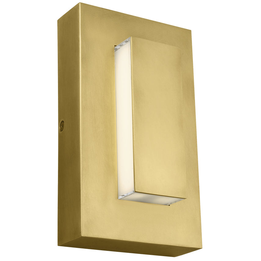 Outdoor Wall Sconce Aspen 8 Brass Charcoal Black by Visual & Comfort & Co