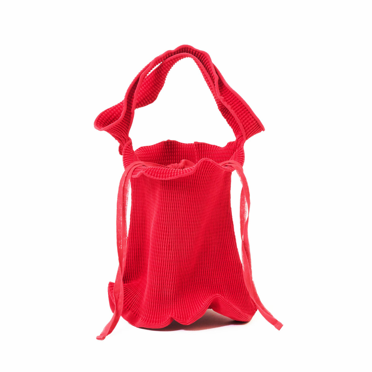 Mate Mono Lilly Bag in Red – knit handbag, photo 1