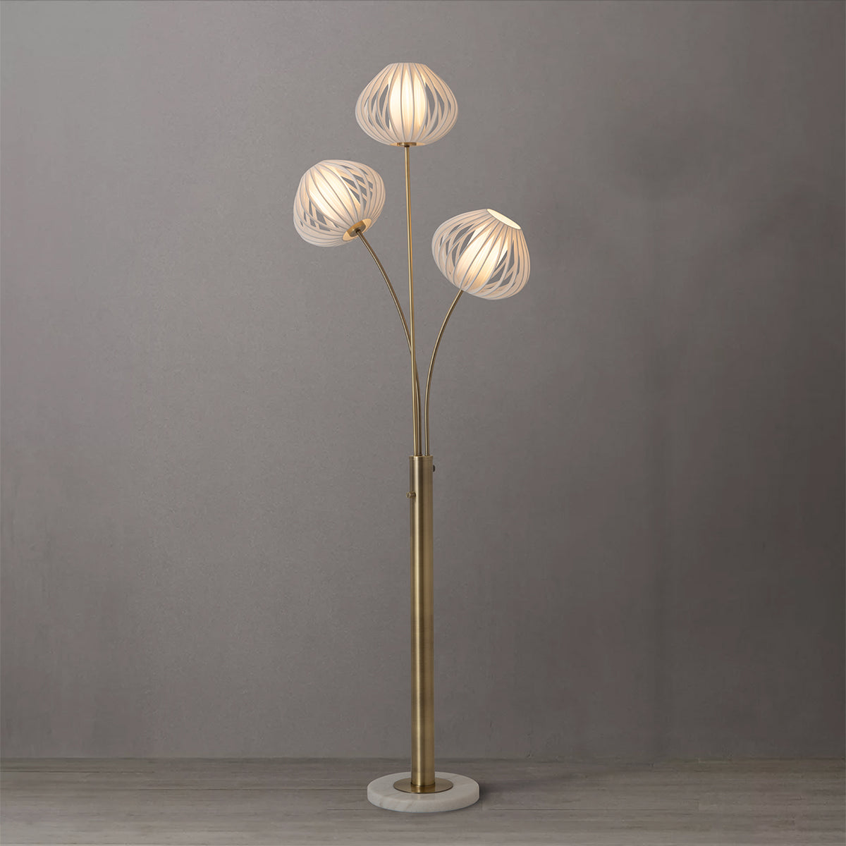 Bloom 3-Light Floor Lamp by Nova of California – view 1