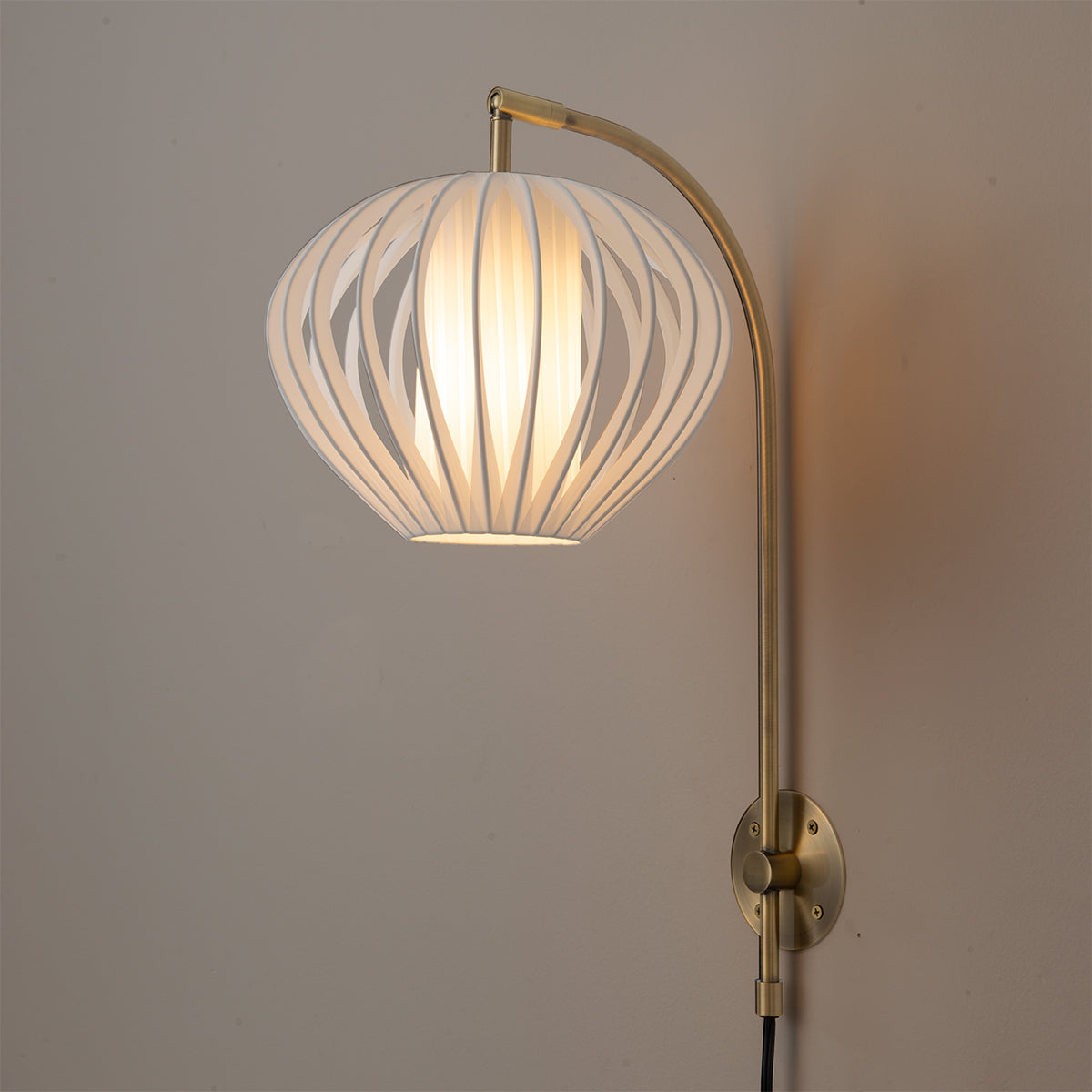 Bloom Plug-in Wall Sconce by Nova of California – view 4