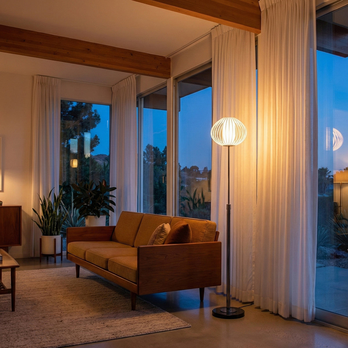 Bloom Torchiere Floor Lamp by Nova of California – view 1