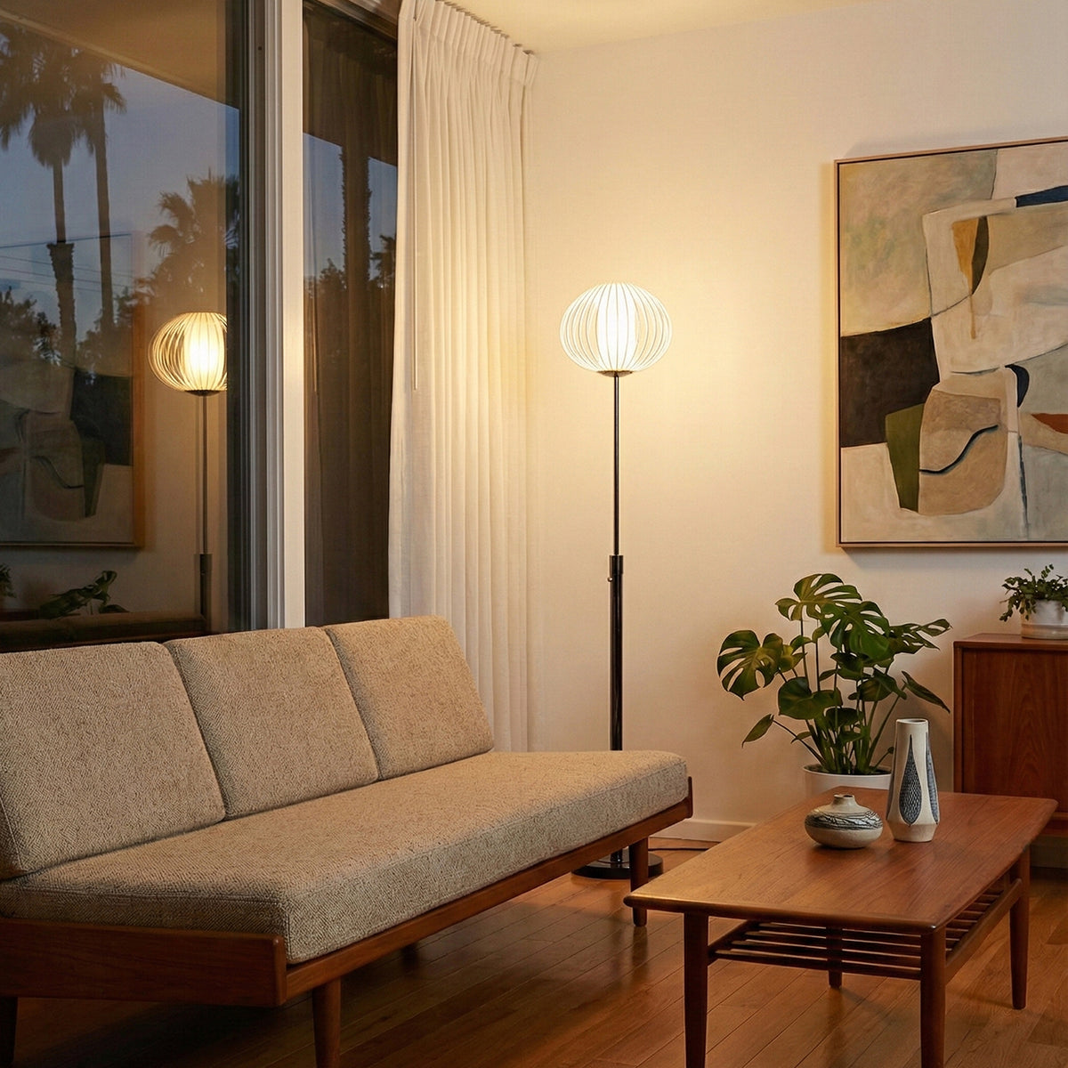 Bloom Torchiere Floor Lamp by Nova of California – view 3