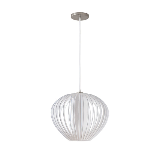 Bloom Pendant Lamp by Nova of California, Satin Nickel – view 1