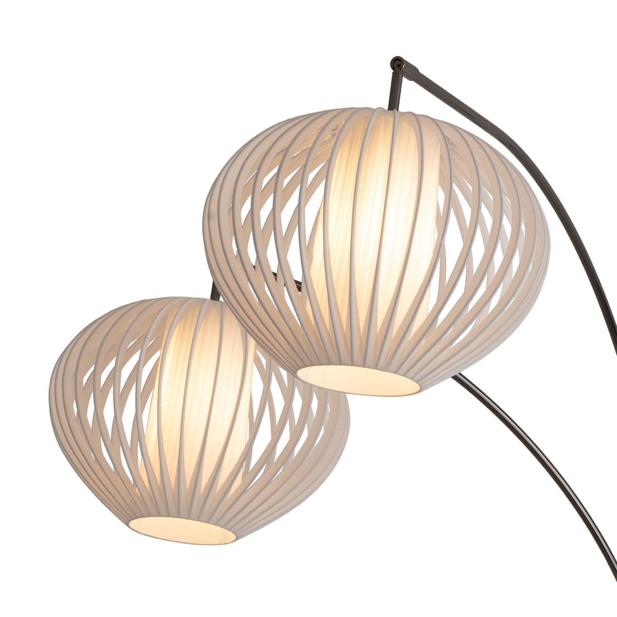 Bloom 3-Light Arc Floor Lamp by Nova of California – view 5