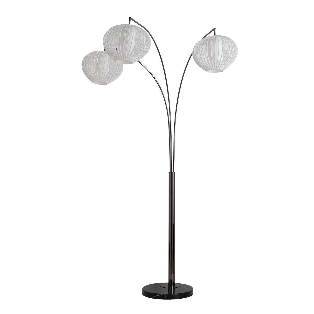 Bloom 3-Light Arc Floor Lamp by Nova of California – view 6