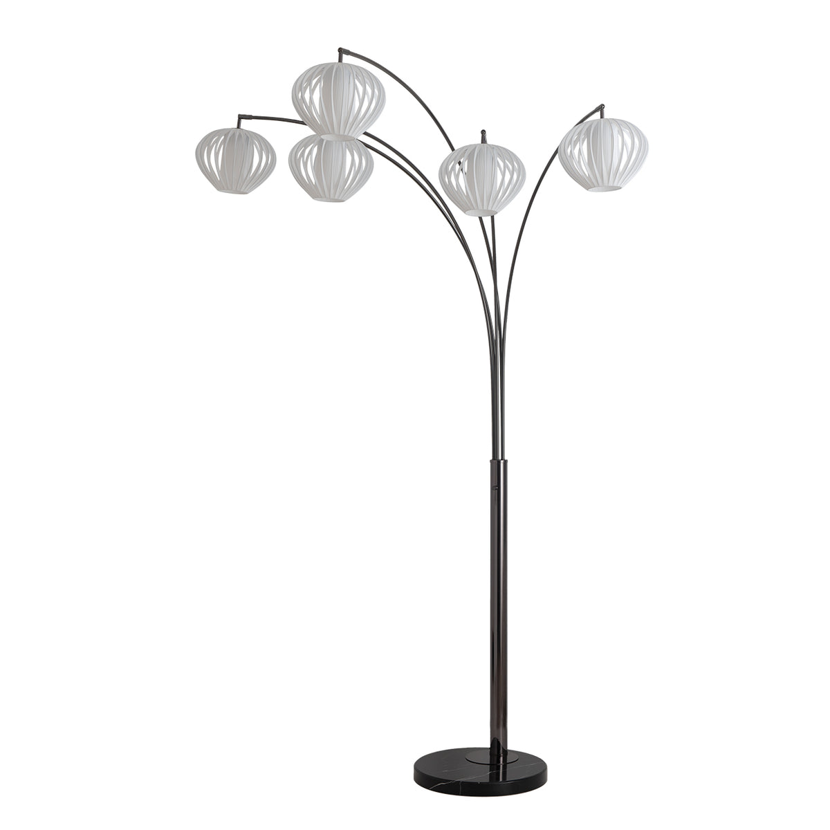 Bloom 5-Light Arc Floor Lamp by Nova of California – view 4