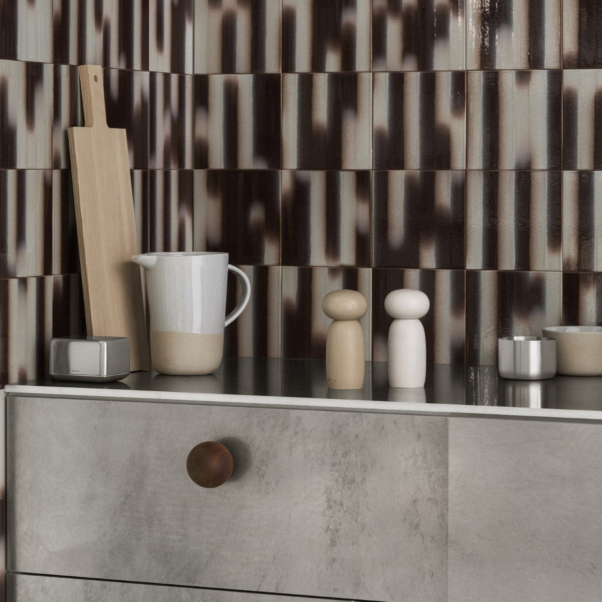 blomus MOLI Ash Wood Salt & Pepper Mill Set, Ceramic Grinders – MOLI salt and pepper mills styled with blomus SABLO and BASIC