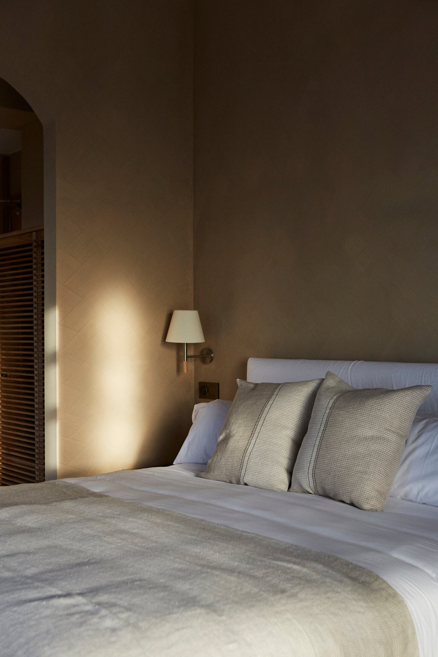 BC2 wall sconce with warm dim compatible LED lighting