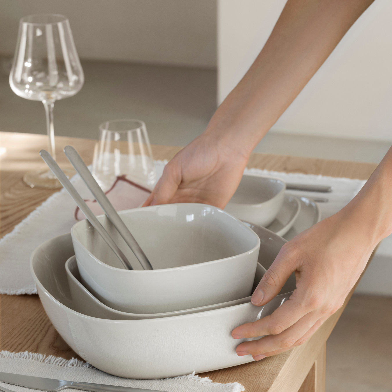 Vahlo Stoneware Deep Bowl Blomus 64766