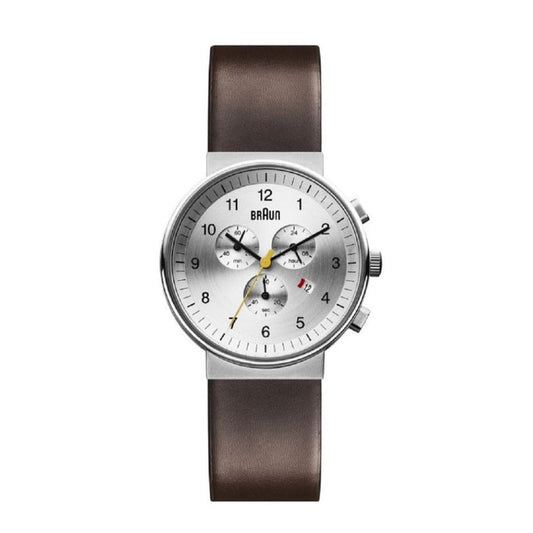 Braun BN0035 Classic Chronograph, Silver Dial, Brown Leather (photo 1 of 1)