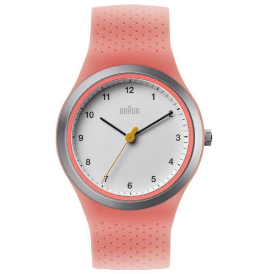 Braun BN0111 Ladies’ Sports Watch, White Dial, Pink Silicone (photo 1 of 1)