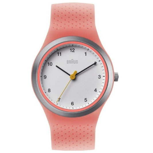 Braun BN0111 Ladies’ Sports Watch, White Dial, Pink Silicone (photo 1 of 1)