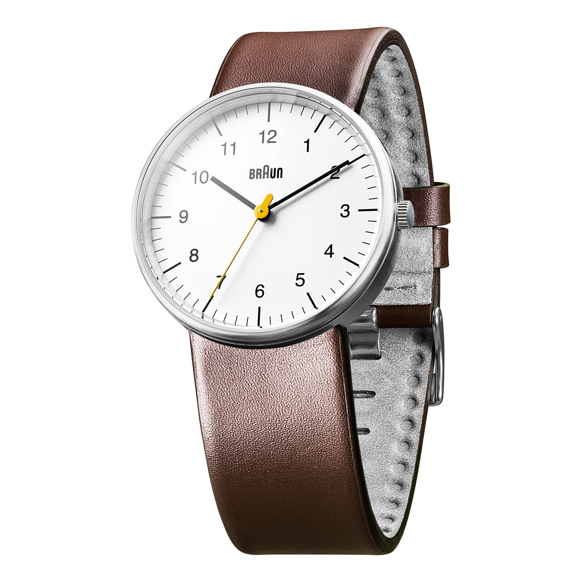 Braun BN0021 Classic Watch, White Dial, Brown Leather (photo 1 of 9)