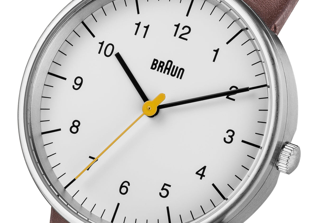 Braun BN0021 Classic Watch, White Dial, Brown Leather (photo 5 of 9)
