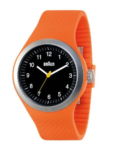 Braun BN0111 Sports Watch, Black Dial, Orange Silicone (photo 1 of 1)