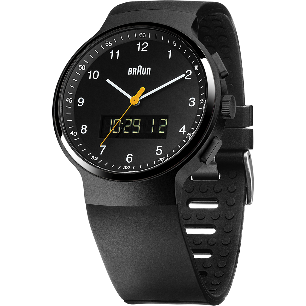 Braun BN0159 Classic Ana-Digi Watch, All Black (photo 1 of 2)
