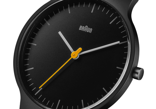 Braun BN0211 Classic Slim Watch, Black Mesh (photo 1 of 5)
