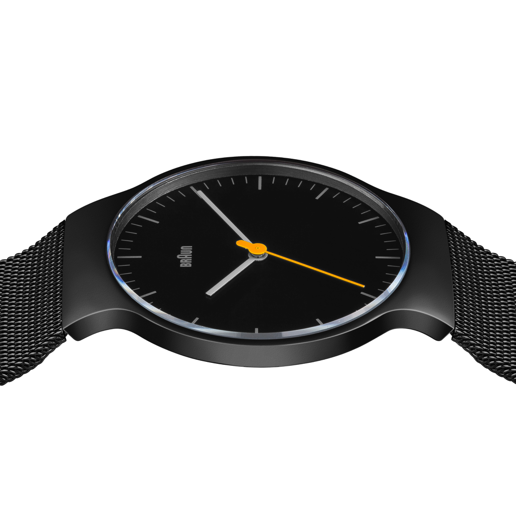 Braun BN0211 Classic Slim Watch, Black Mesh (photo 3 of 5)
