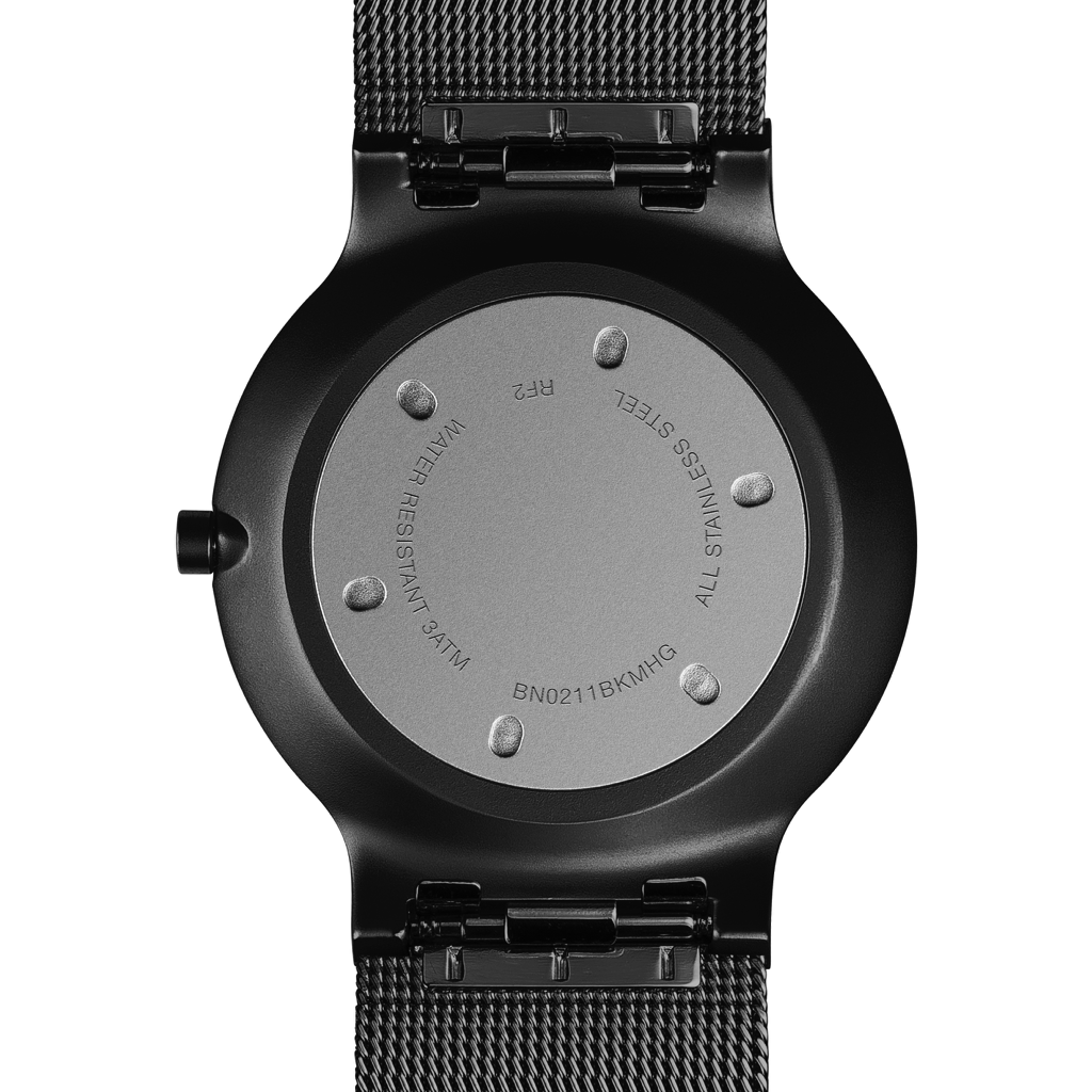Braun BN0211 Classic Slim Watch, Black Mesh (photo 4 of 5)