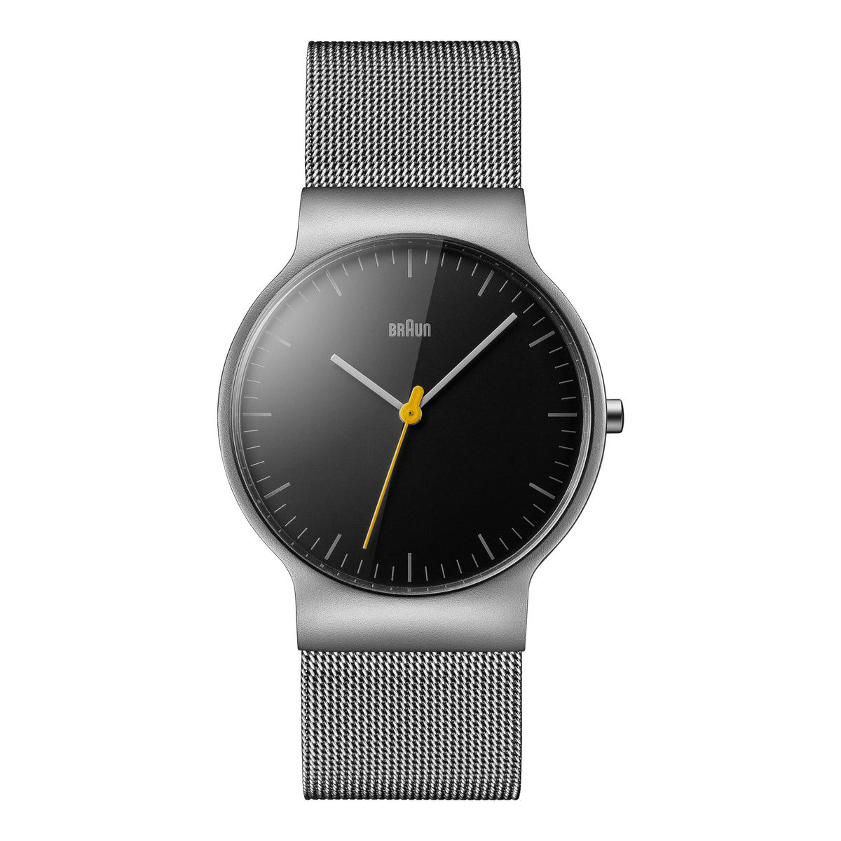 Braun BN0211 Classic Slim Watch, Black Dial, Steel Mesh (photo 2 of 2)