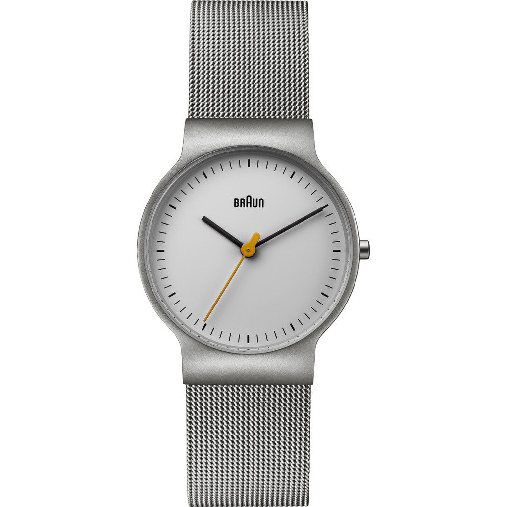 Braun BN0211 Ladies’ Classic Slim Watch, White Dial, Steel Mesh (photo 2 of 2)