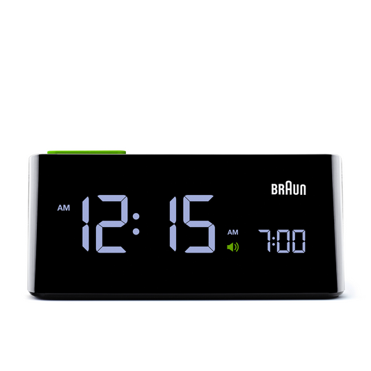 Braun BC16 Digital Alarm Clock, Black (photo 1 of 9)