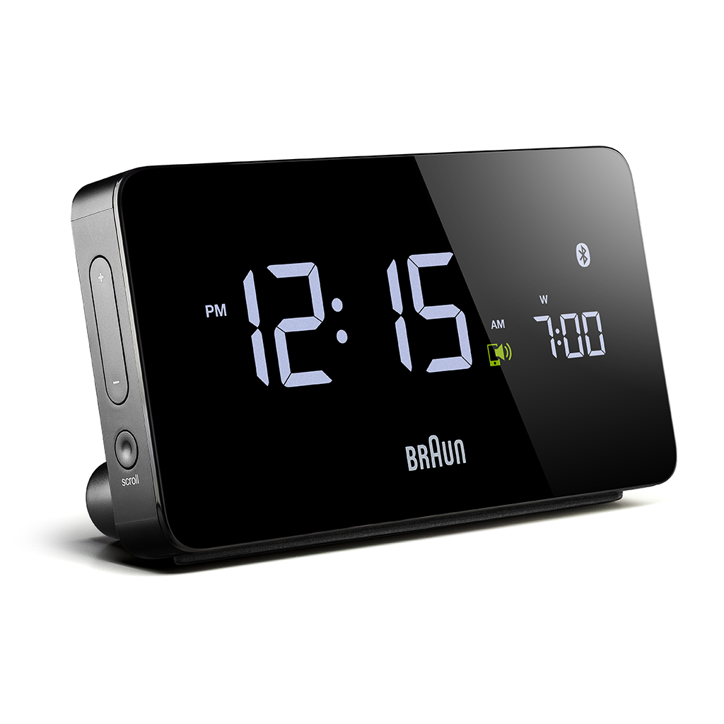 Braun BC20 Bluetooth Digital Alarm Clock, Black (photo 2 of 2)