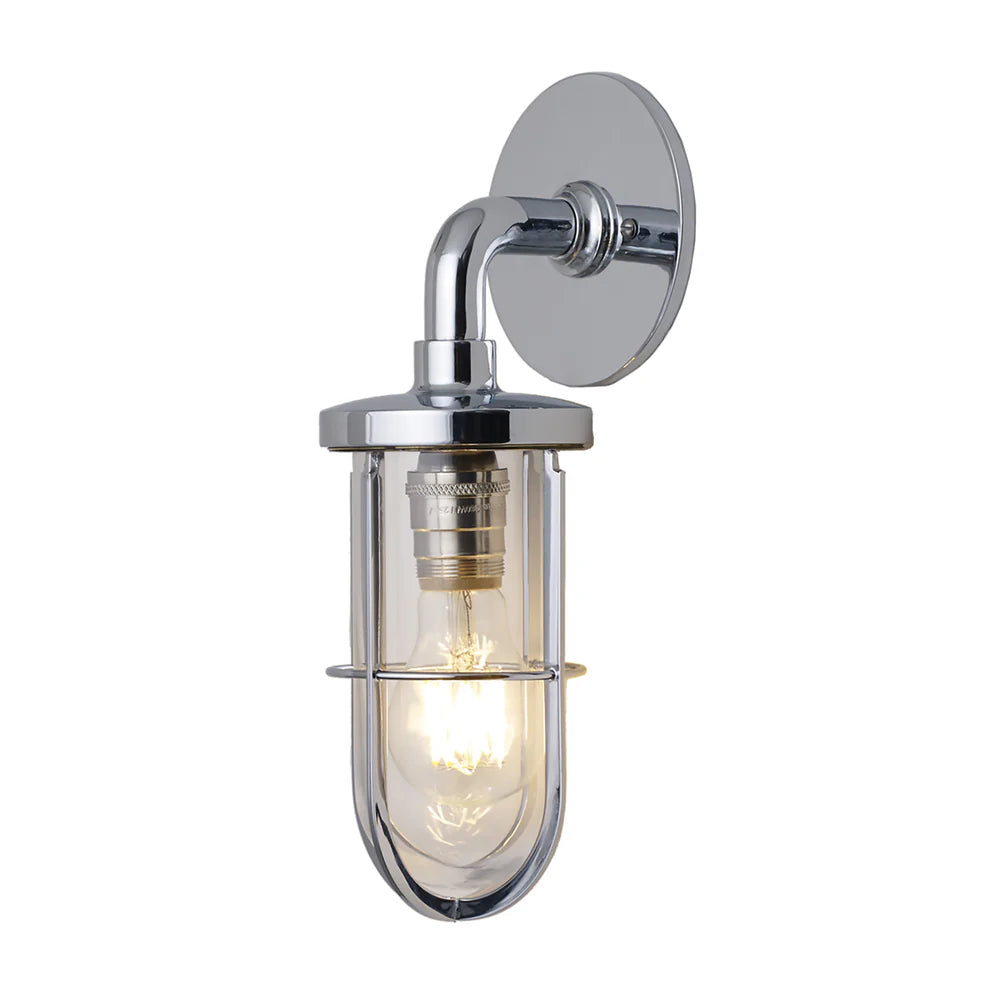 Weatherproof Ship's Well Glass Wall Light of Original BTC