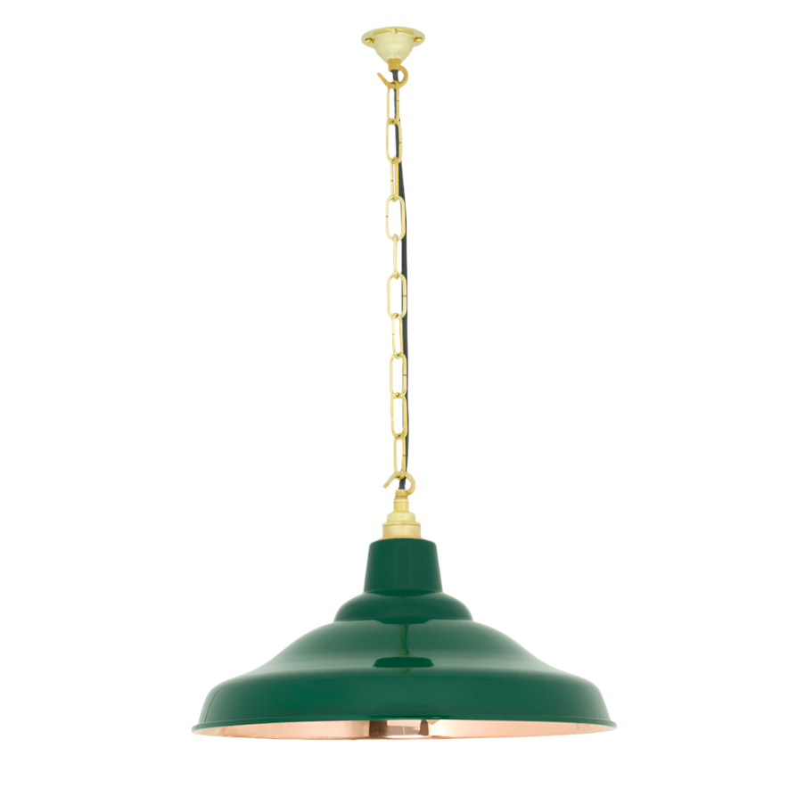 School Light Pendant by Original BTC, Green (photo 2)