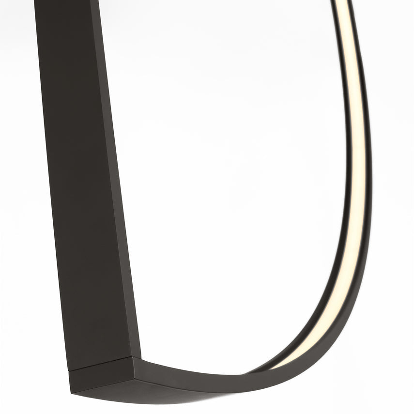 Baku 37-inch Sculptural LED Chandelier High Ceilings by Visual & Comfort & Co
