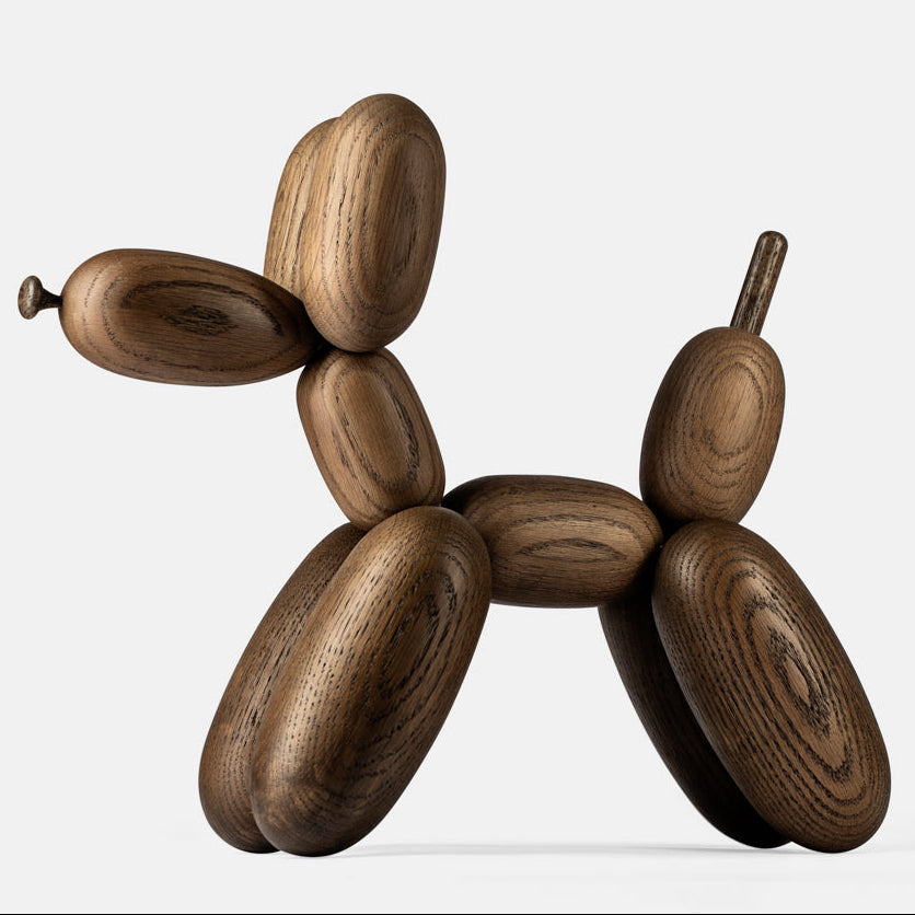 Boyhood Ballon d’Og wooden figure in smoked oak, Large (image 2)