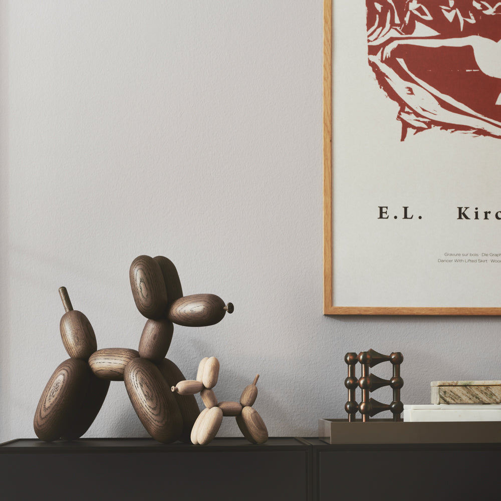 Boyhood Ballon d’Og wooden figure in smoked oak, view 14 (image 14)