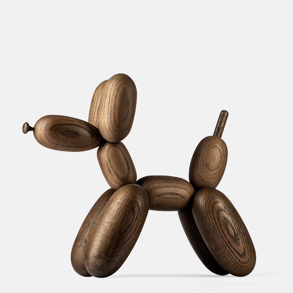 Boyhood Ballon d’Og wooden figure in smoked oak, Small (image 1)
