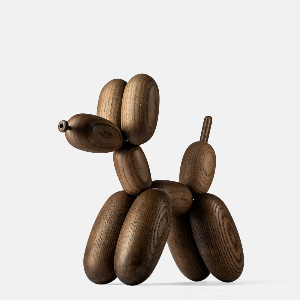 Boyhood Ballon d’Og wooden figure in smoked oak, view 4 (image 4)