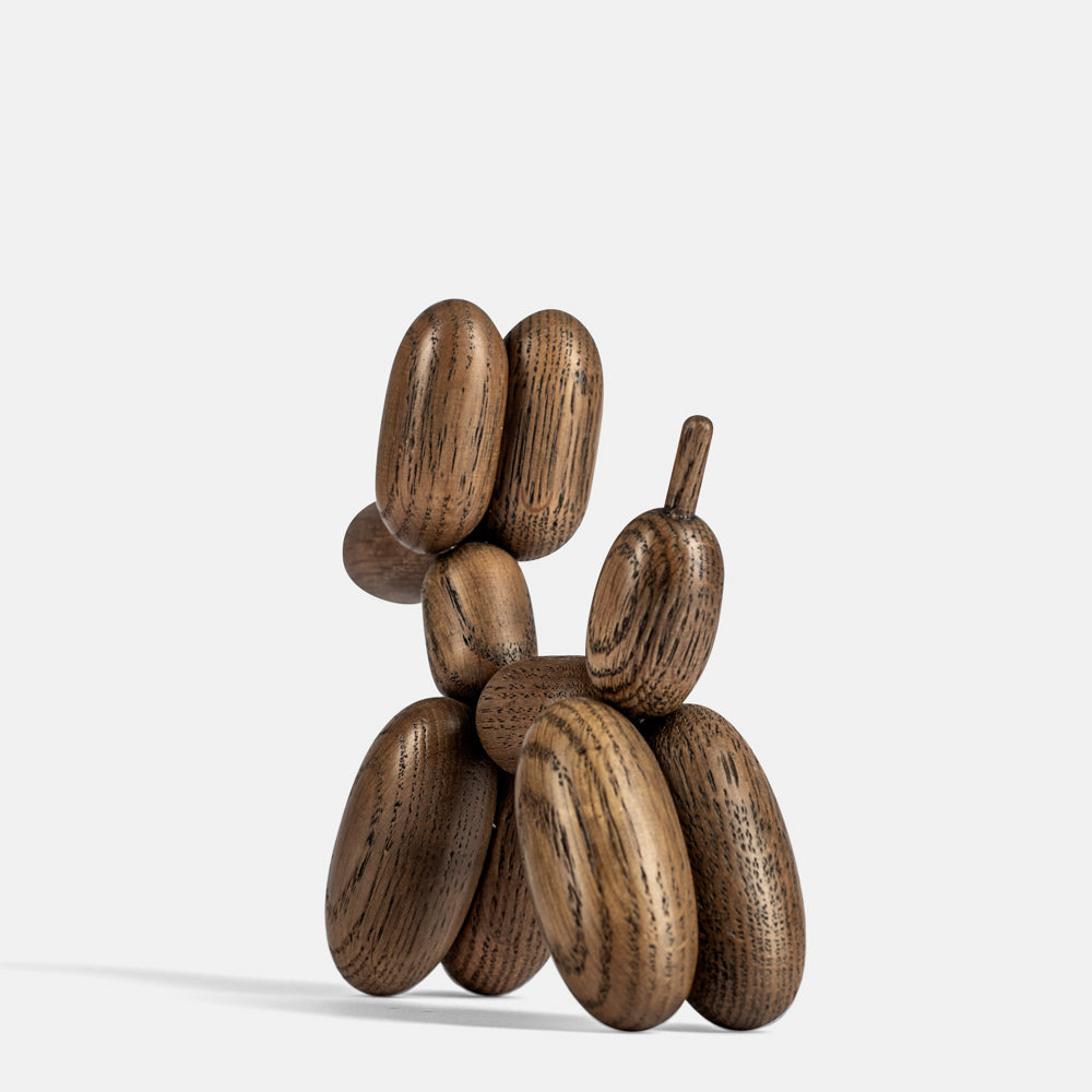 Boyhood Ballon d’Og wooden figure in smoked oak, view 5 (image 5)