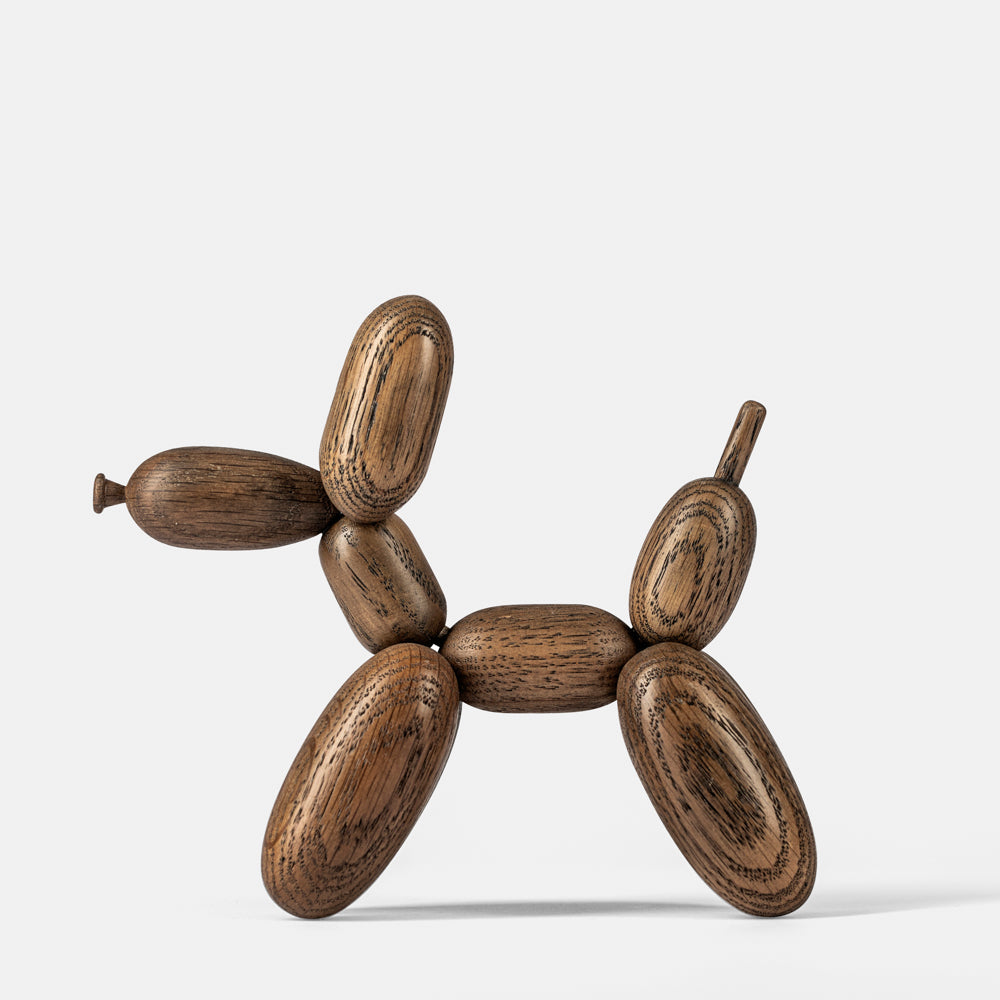 Boyhood Ballon d’Og wooden figure in smoked oak, view 7 (image 7)