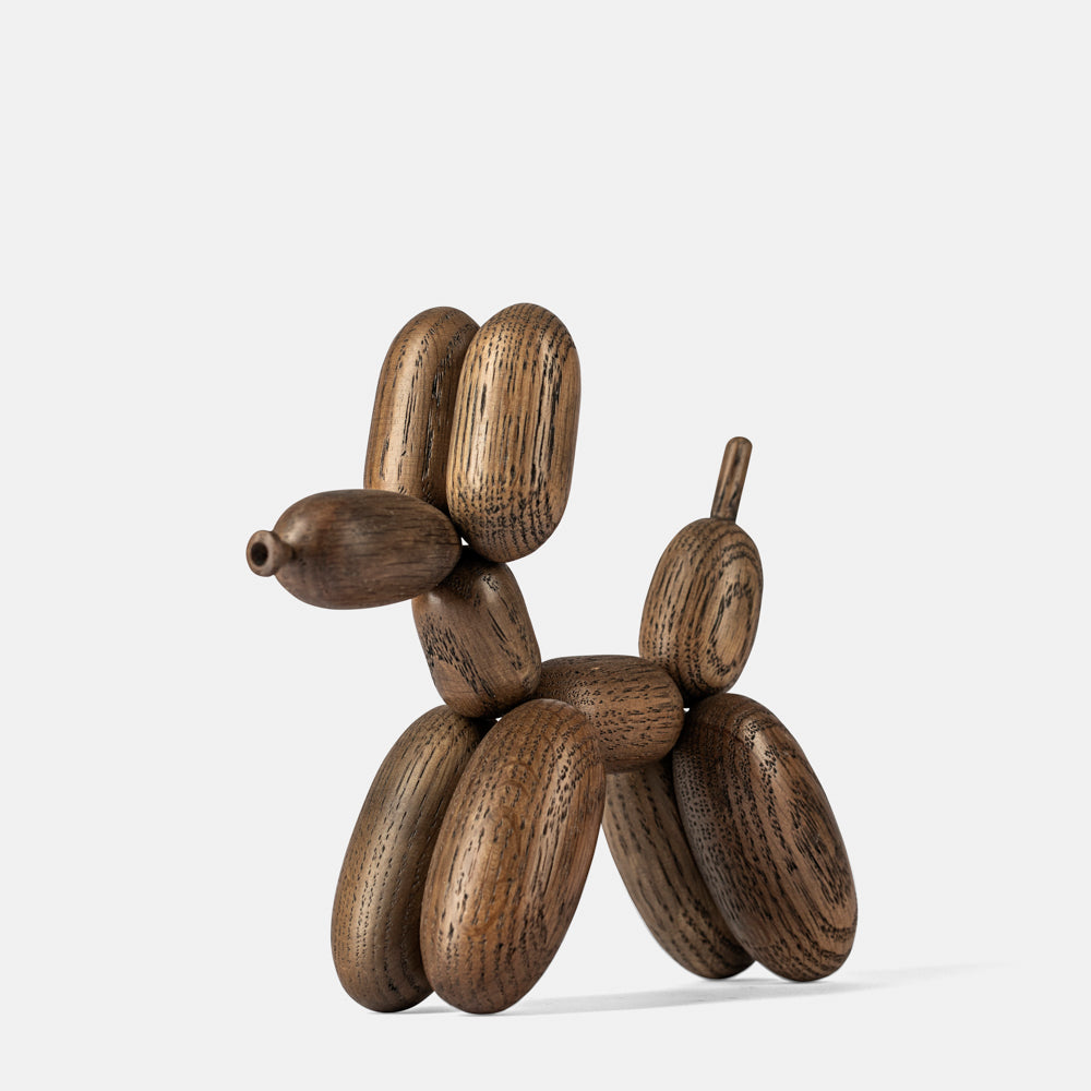 Boyhood Ballon d’Og wooden figure in smoked oak, view 8 (image 8)