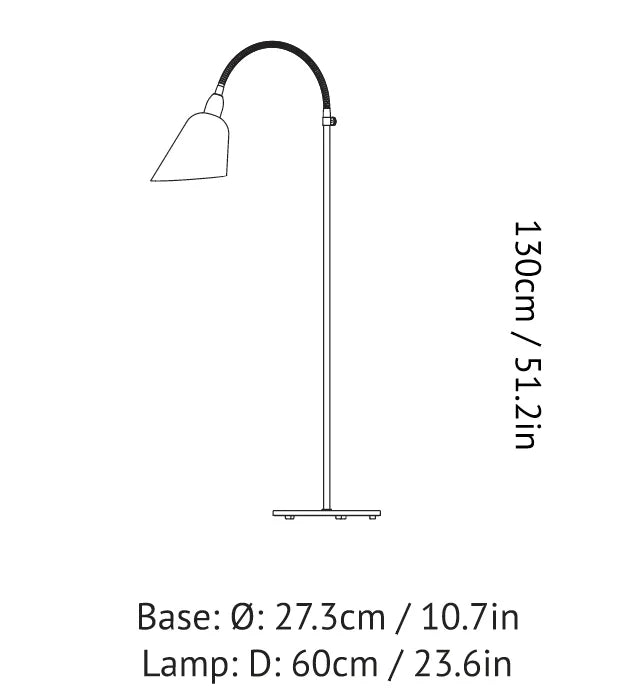 Bellevue Aj7 Floor Lamp by &Tradition