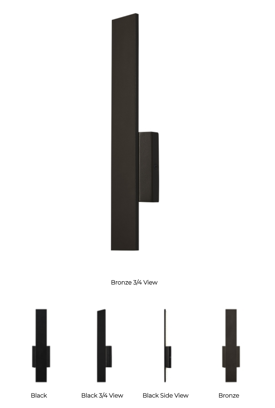 18-inch Outdoor LED Wall Sconce Architectural by Visual & Comfort & Co
