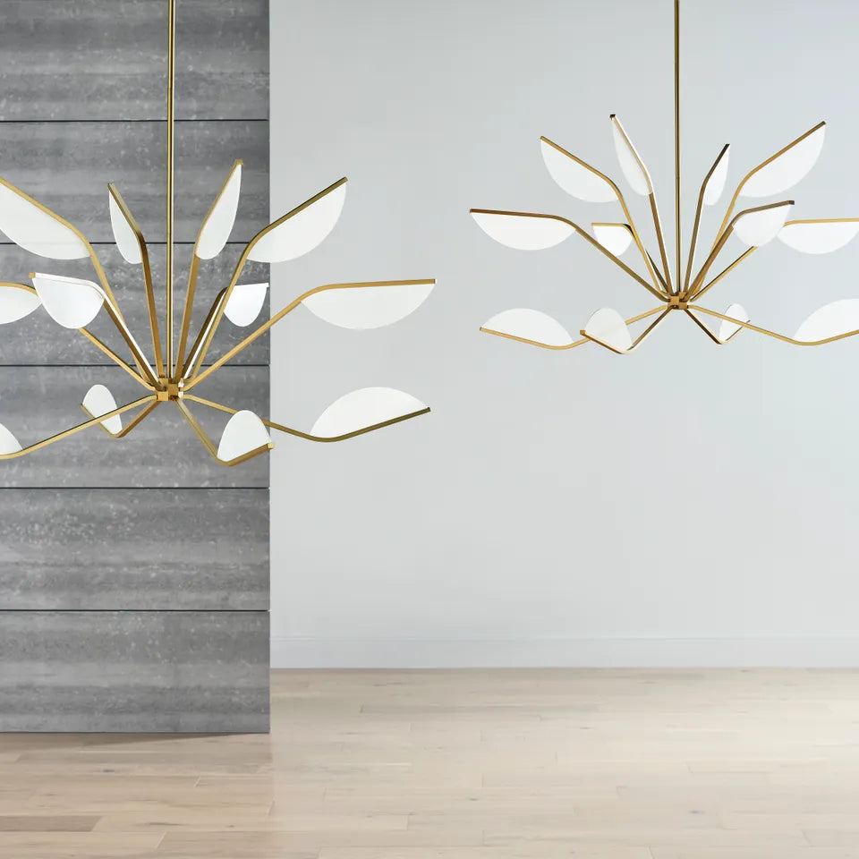 Belterra 48-inch Design Lotus Flower Chandelier by Visual & Comfort & Co