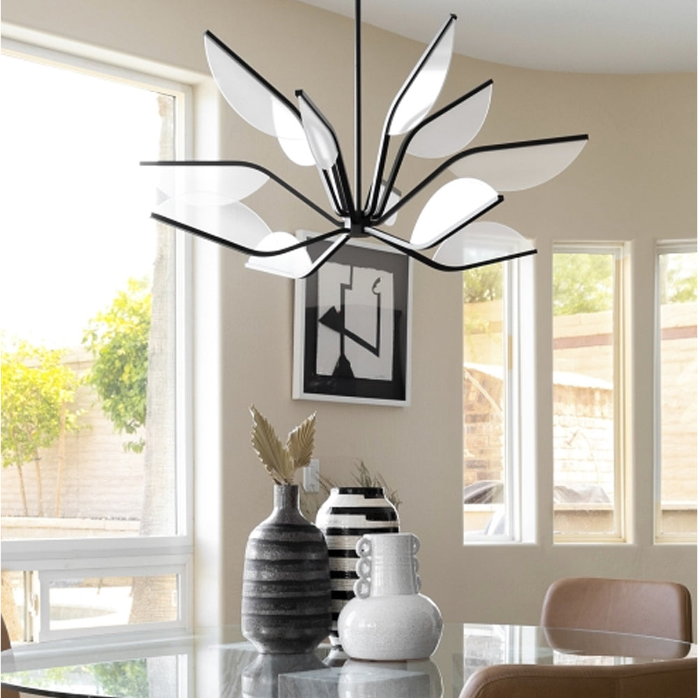 Belterra 38-inch LED Lotus Chandelier by Visual & Comfort & Co