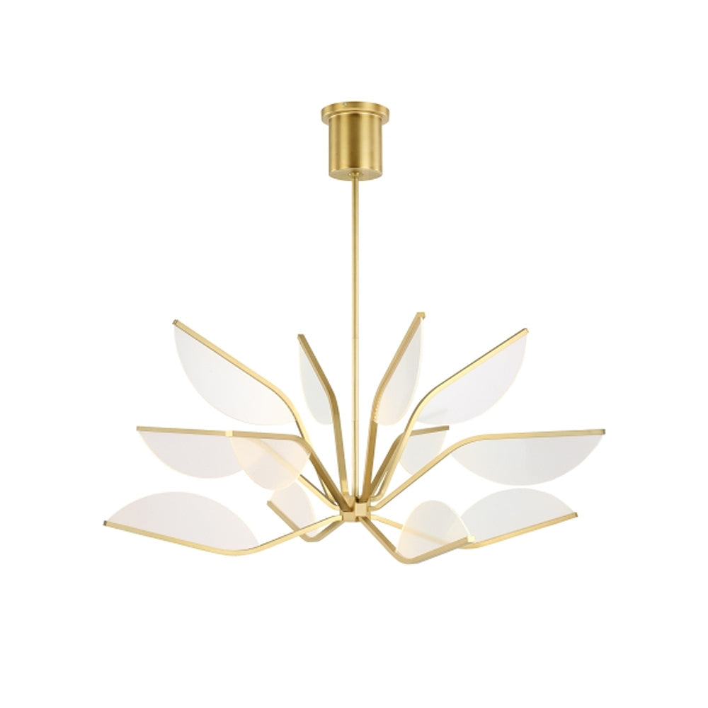 Belterra 38-inch LED Lotus Chandelier by Visual & Comfort & Co