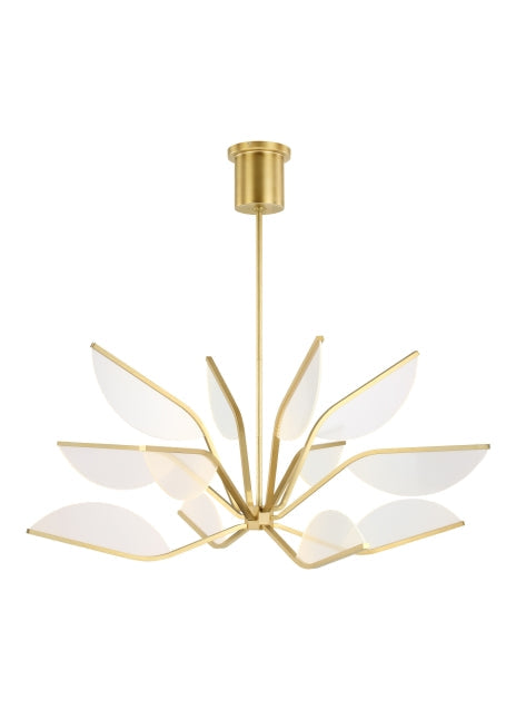 Belterra 38-inch LED Lotus Chandelier by Visual & Comfort & Co