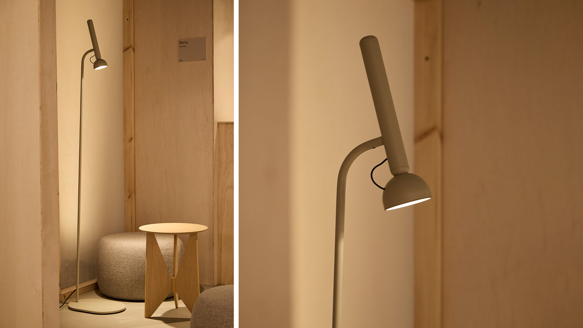 Berry F floor lamp with adjustable magnetic head